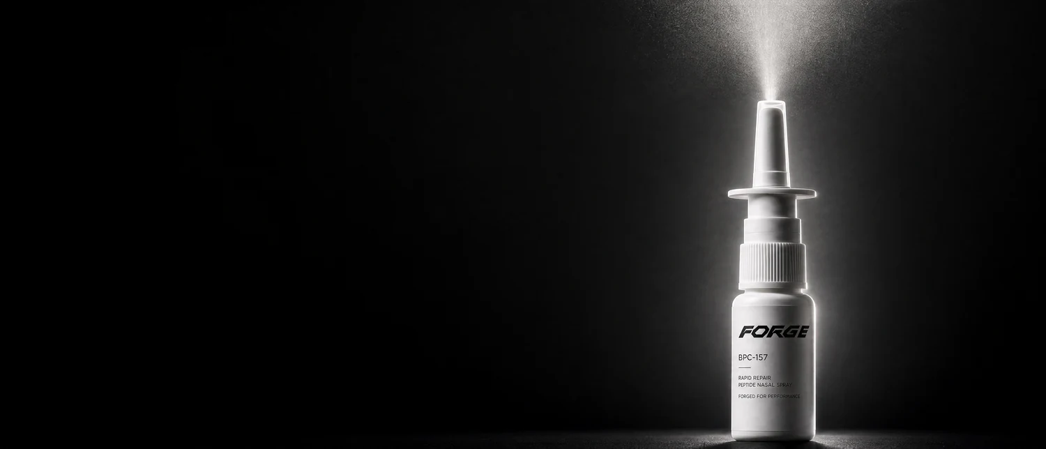 FORGE nasal spray in focus